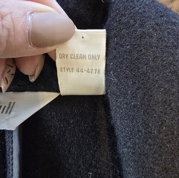 J. Jill Tailored Black Single Breasted Wool Blazer Jacket 8 - Picture 8 of 10